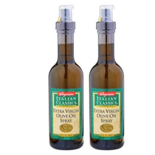 Wegmans Extra Virgin Olive Oil Spray, Imported from Italy, 8.4 Oz. -2 Pack- Wegmans Extra Virgin Olive Oil Spray, Imported from Italy, 8.4 Oz. -2 Pack-
