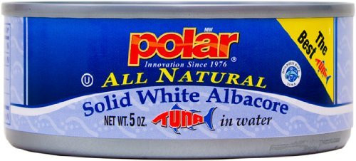 Polar Tuna, All Natural Wild Caught Solid White Albacore in Water, 5-Ounce -Pack of 3- Polar Tuna, All Natural Wild Caught Solid White Albacore in Water, 5-Ounce -Pack of 3-