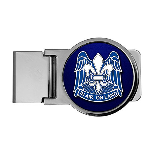ExpressItBest Premium Money Clip - US Army 82nd Airborne Division, DU