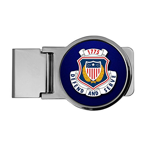 ExpressItBest Premium Money Clip - US Army Adjutant General Corps, Regimental Insignia