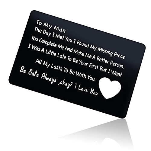 Engraved Wallet Insert Card for Boyfriend Husband Men Anniversary Card Gift Metal Wallet Insert Card Boyfriend Gifts from Girlfriend Couple Gift for Men Deployment Gifts Wedding Birthday Gift Engraved Wallet Insert Card for Boyfriend Husband Men Anniversary Card Gift Metal Wallet Insert Card Boyfriend Gifts from Girlfriend Couple Gift for Men Deployment Gifts Wedding Birthday Gift