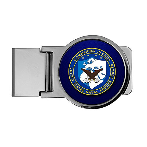 ExpressItBest Premium Money Clip - US Naval Forces Europe of Commander in Chief ExpressItBest Premium Money Clip - US Naval Forces Europe of Commander in Chief
