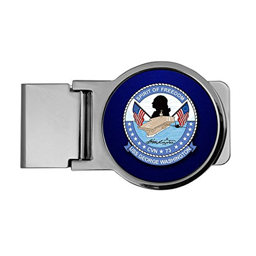 ExpressItBest Premium Money Clip - US Navy USS George Washington -CVN-73-