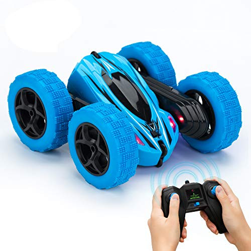 RC Cars for Kids KOOWHEEL Remote Control Car 360 Rotating 4WD Off Road Double Sided Rotating Tumbling - 2.4GHz High Speed Rock Crawler Vehicle with Headlights Children Birthday Gifts RC Car for Kids