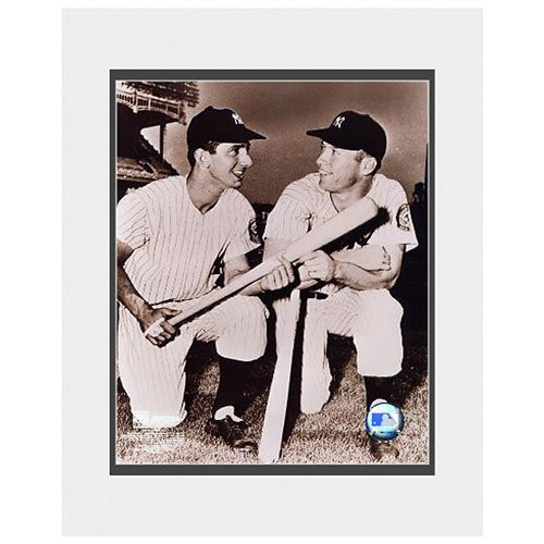 Photo File New York Yankees Billy Martin  and  Mickey Mantle Matted Photo