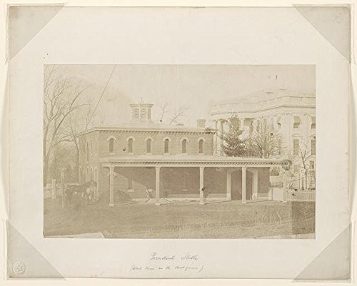 HistoricalFindings Photo: President's Stables,White House,Washington,D.C,c1858,Government Facility