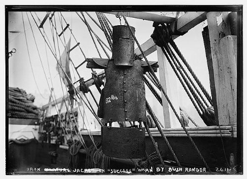 HistoricalFindings Photo: Iron Jacket on Success Worn by Bush Ranger,1910-1915,92 lbs