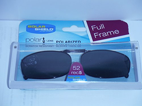 Solar Shield Polarized Clip On Full Frame Sunglasses 52 Rec 5