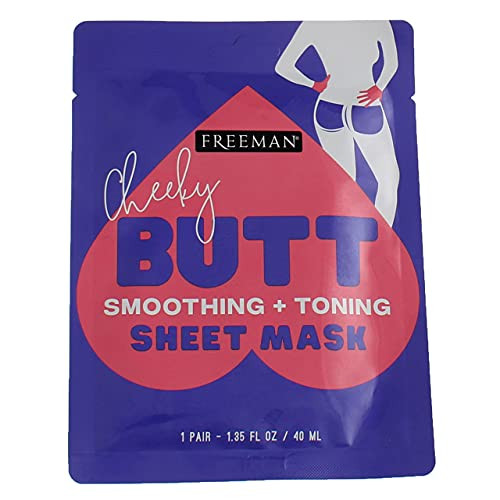 Freeman Sheet Mask Cheeky Butt Smoothing  plus Toning -6 Pieces-