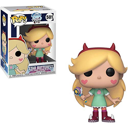 Funko Star Butterfly: Star vs The Forces of Evil x POP! Disney Vinyl Figure & 1 POP! Compatible PET Plastic Graphical Protector Bundle [#501 / 35769 - B]