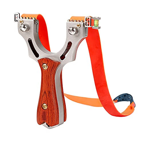 NST Slingshots,Stainless Steel Slingshot,Professional Hunting Slingshot for Adults and Kids with Ammo Balls and Rubber Band High Velocity Catapult NST Slingshots,Stainless Steel Slingshot,Professional Hunting Slingshot for Adults and Kids with Ammo Balls and Rubber Band High Velocity Catapult