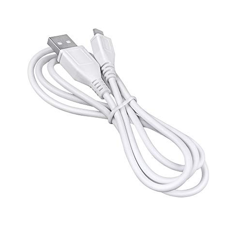 WeGuard 5ft White Micro USB Cable for Logitech Harmony 700 Remote Control Laptop PC Power Charger Cord