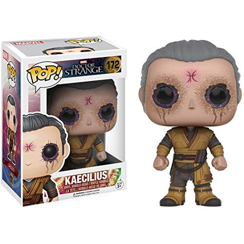 Funko Kaecilius: Doctor Strange x POP! Marvel Vinyl Figure & 1 POP! Compatible PET Plastic Graphical Protector Bundle [#172 / 10183 - B]