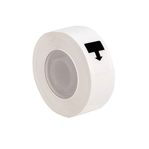 Aibecy Transparent Label Maker Tape Self-Adhesive Thermal Label Paper Name Price Barcode Sticker Waterproof Oil-Proof Tear-Resistant for D30S Portable Label Printer, 14x30mm 210 Labels/Roll