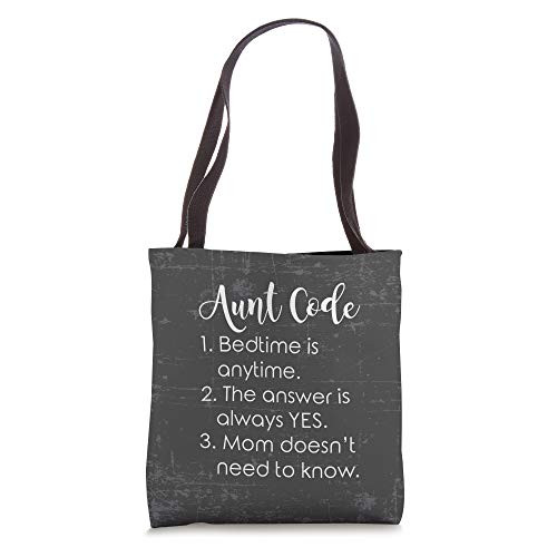 Aunt Code Funny Auntie Gift Light Tote Bag Aunt Code Funny Auntie Gift Light Tote Bag