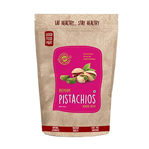 Good Food Mart Roasted and Salted Pistachios 5.6 ounce Good Food Mart Roasted and Salted Pistachios 5.6 ounce