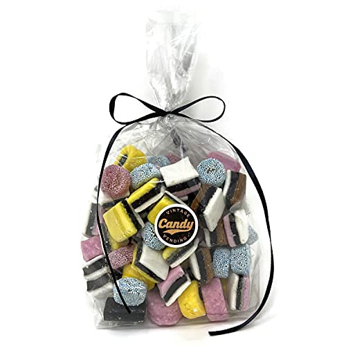 Gustaf's English Licorice Allsorts, Bulk Gift Bag -Two pounds-