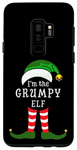 Galaxy S9 plus I'm The Grumpy Elf Family Matching Christmas Phone Case