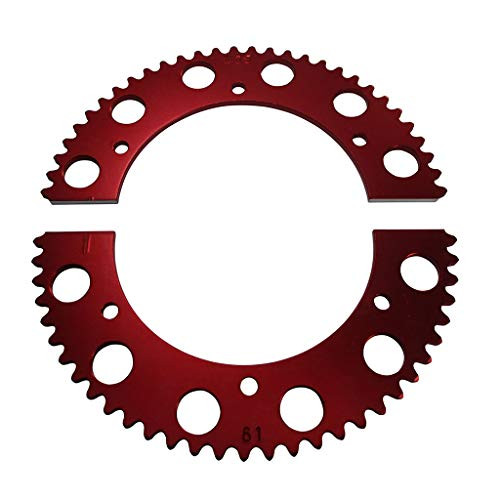 OMB Warehouse Pit Parts Split Sprocket - 61 Tooth - 35 Chain
