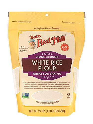 Bob's Red Mill Gluten Free White Rice Flour, 24 Ounce -Pack of 3-