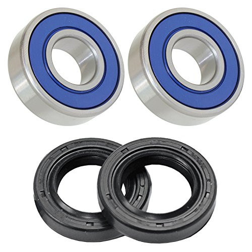 Caltric Front Wheel Ball Bearing Seal Kit Compatible with Kawasaki Ninja 250R Ex250F 1988-2007