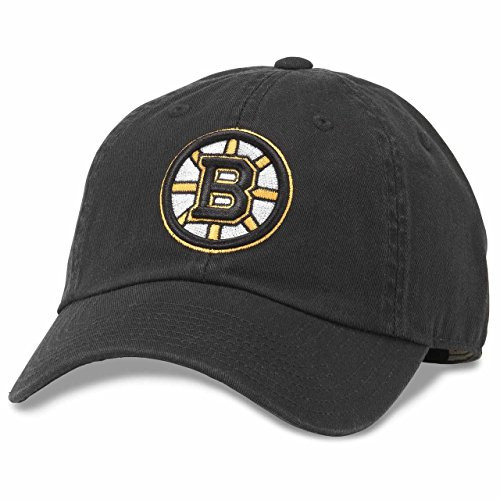 American Needle Blue Line NHL Team Dad Hat, Boston Bruins, Black (40742A-BBR) American Needle Blue Line NHL Team Dad Hat, Boston Bruins, Black (40742A-BBR)