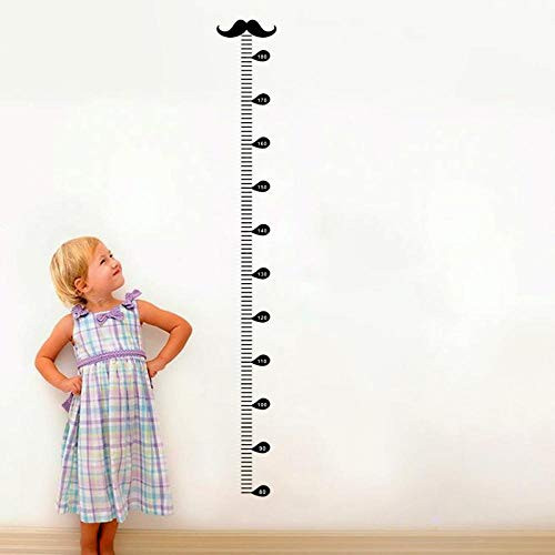 Wall Sticker Moustache Height Measure Stickers for Kids Rooms Decals Living Room Home Decoration DIY Growth Chart Mural Kids Gift