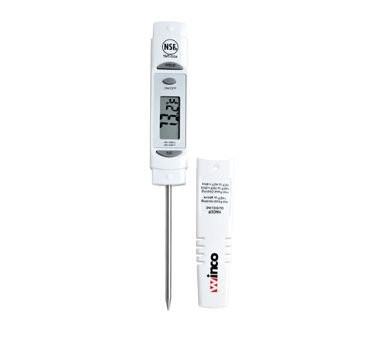 Winco TMT-DG4 Digital Pocket Thermometer W/ Case  and  Clip, Temp Range -40 To 450-F - Pocket