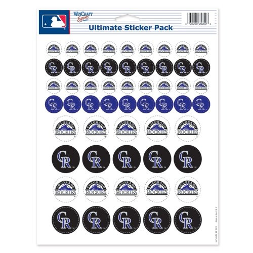 Colorado Rockies Official MLB 8.5"x11" Sticker Sheet by Wincraft