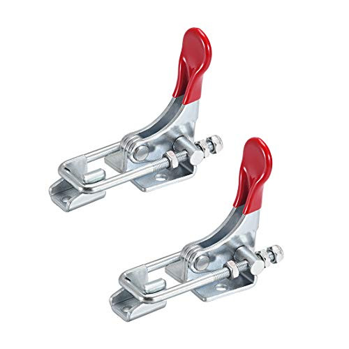 uxcell 2 Pcs Hand Tool Latch Action Toggle Clamp Quick Release Clamp 700 lbs/320kg Holding Capacity