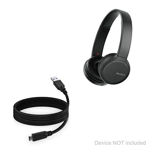 Cable for Sony WH-CH510 -Cable by BoxWave- - DirectSync - USB 3.0 A to USB 3.1 Type C, USB C Charge and Sync Cable for Sony WH-CH510-6ft - Black