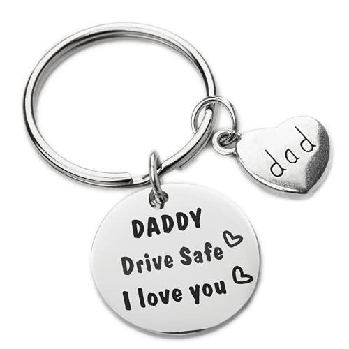 ZIMOXUAN Dad Gift Drive Safe Keychain I Love You Trucker Gift for dad Father's Day Birthday Gift ZIMOXUAN Dad Gift Drive Safe Keychain I Love You Trucker Gift for dad Father's Day Birthday Gift