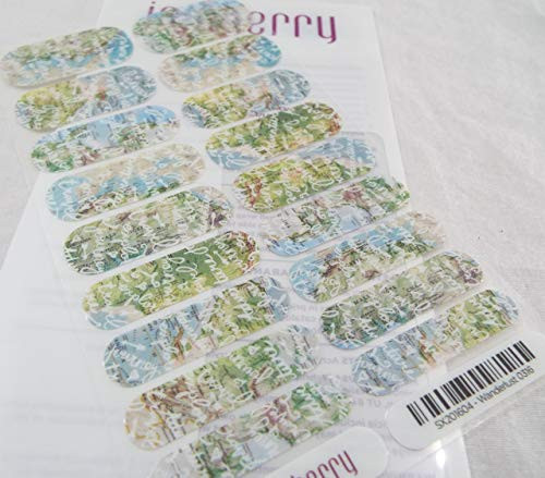 Jamberry Wanderlust 0316 SX201604 Nail Wrap Full Sheet