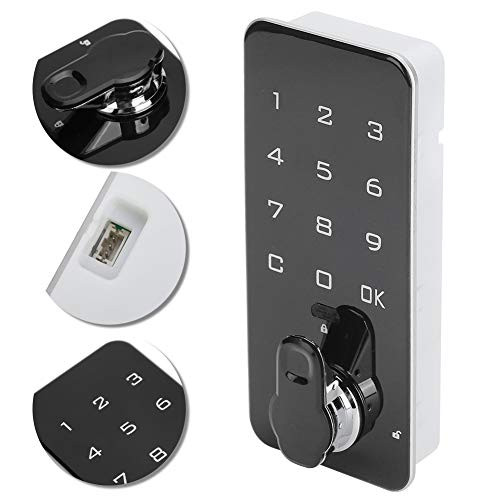 Password Lock, Cabinet Lock Electronic Touching Screen File Cabinet Password Lock Smart Electronic Lock for Office