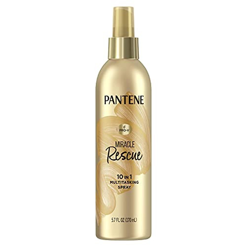 Pantene Miracle Rescue 10-in-1 Multitasking Leave-in Conditioner Spray, 5.7 fl oz, 4.488 Fl oz