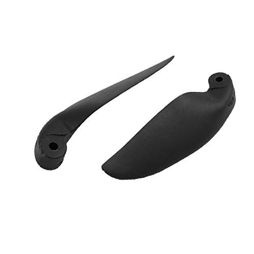 X-DREE Black Plastic RC Airplane Prop Propeller Paddle 6060 Shaft Adapter Ring -Bague en plastique adaptateur adaptateur arbre 6060 helice helice prop en plastique noir rc