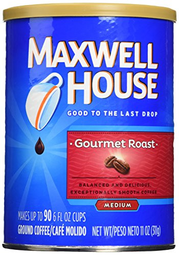 Maxwell House Gourmet Roast Ground Coffee (11oz Bags, Pack of 6)