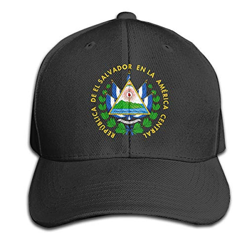 ByaoKL Coat of Arms of El Salvador Unisex Baseball Hat Trucker Cap Peaked Cap Baseball Caps Dad Hat Black