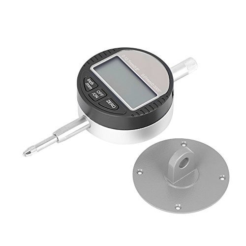 Shoplice Electronic Digital Dial Indicator - Digital Probe Indicator Gauge 0-12.7mm/0.5'' Clock DTI 0.01mm/0.0005'' Test, High-Precision Measuring Industrial Indicator