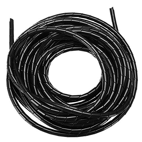 HARIKA 1pc 10M 8mm Spiral Manage Cable Cord Professional Polyethylene Spiral Wire Wrap Hose Cable Tube Onsale