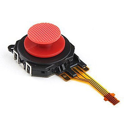 Red Replacement 3D Button Joystick Analog Rocker with Cap for Sony PSP 3000 3001 Repair Part