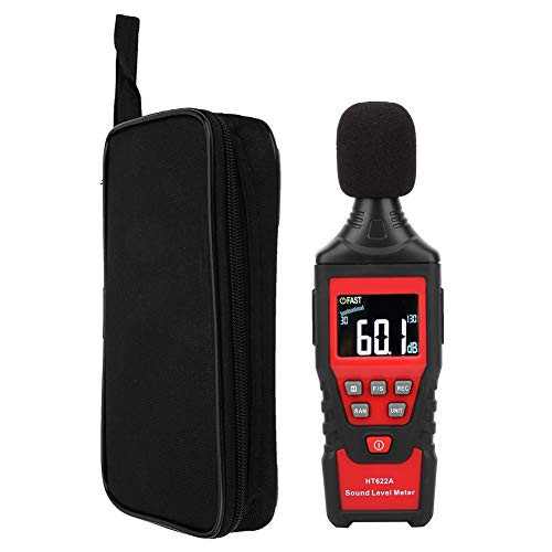Decibel Meter, Decibel Meter Sound Level Reader, Hand?Held Portable Digital Sound Level Meter, Decibel Noise Tester, Measuring Instrument-HT622A-