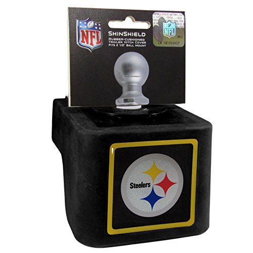 NFL Pittsburgh Steelers Shin Shield Class V Hitch Cover, Black NFL Pittsburgh Steelers Shin Shield Class V Hitch Cover, Black