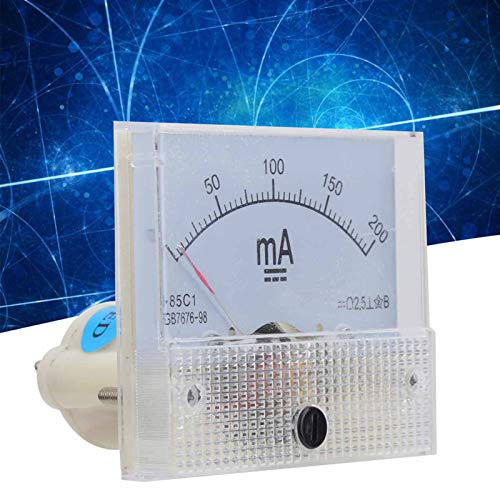 Circuit Ammeter, Ampere Meter Gauge, 85C1 for Power Distribution Cabinet Test Bench Voltage Stabilizer Measure The Current Electrical Accessory