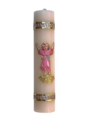 Angelitos de Mexico Divine Infant Unique Handmade Candle Vela del Divino Niño Jesus