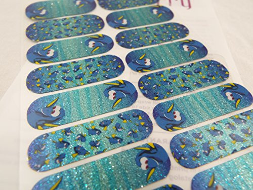 Jamberry Disney Just Keep Swimming 0316 36A6 Nail Wrap Full Sheet Finding Dory