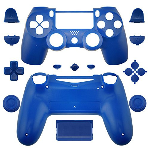 WPS Matte Controller Case Collection Full Housing Shell  plus Full buttons for PS4 Playstation 4 Dualshock 4 -GEN 1 Controllers ONLY- -Navy Blue-