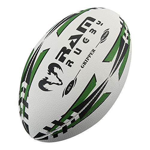 Ram Rugby Gripper Pro Training Ball - Green - Size 3 -