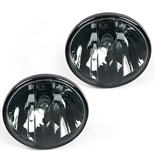 2Pcs Smoke Lens Driving Fog Lights Compatible For Chevy 2007-2014 Suburban Avalanche Tahoe Camaro GMC Yukon Acadia with H16 Bulbs 2Pcs Smoke Lens Driving Fog Lights Compatible For Chevy 2007-2014 Suburban Avalanche Tahoe Camaro GMC Yukon Acadia with H16 Bulbs