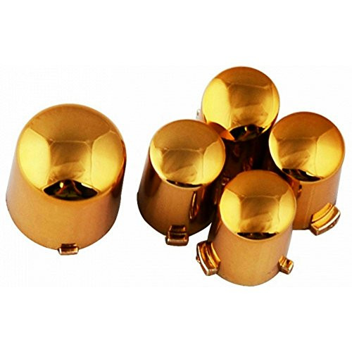 ModFreakz ABXY/Guide Button Kit Chrome Gold For Xbox 360 Controller
